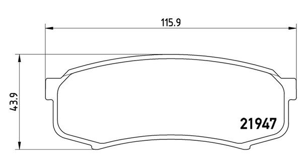 MAGNETI MARELLI Piduriklotsi komplekt,ketaspidur 363700483024